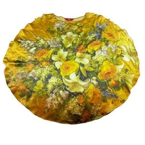 Daerli Floral 100% Mulberry Silk Blouse S67-33